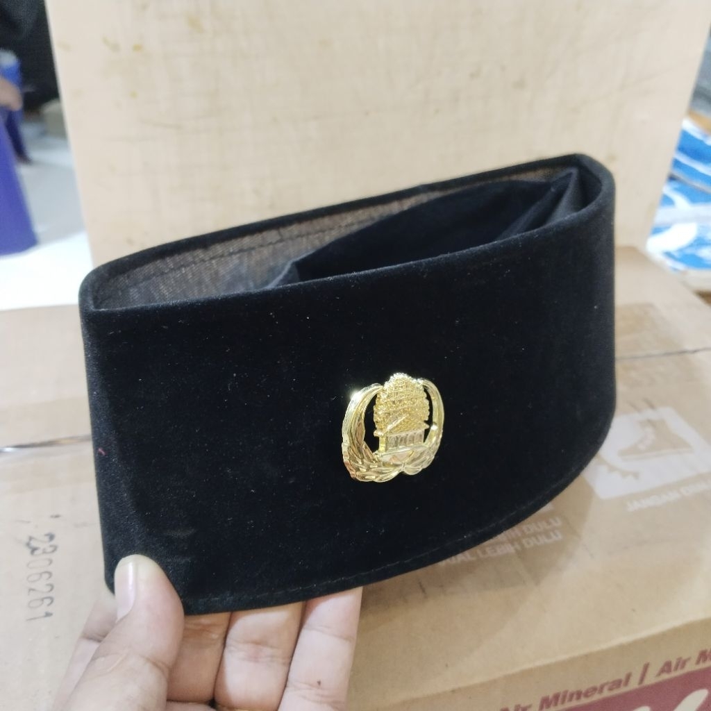 peci korpri ASN Pria & Wanita (peci+pin korpri)