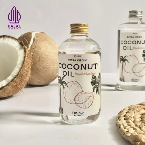 

Extra Virgin Coconut Oil 250ml - VCO / Minyak Kelapa Murni 100% by DIVV Nature