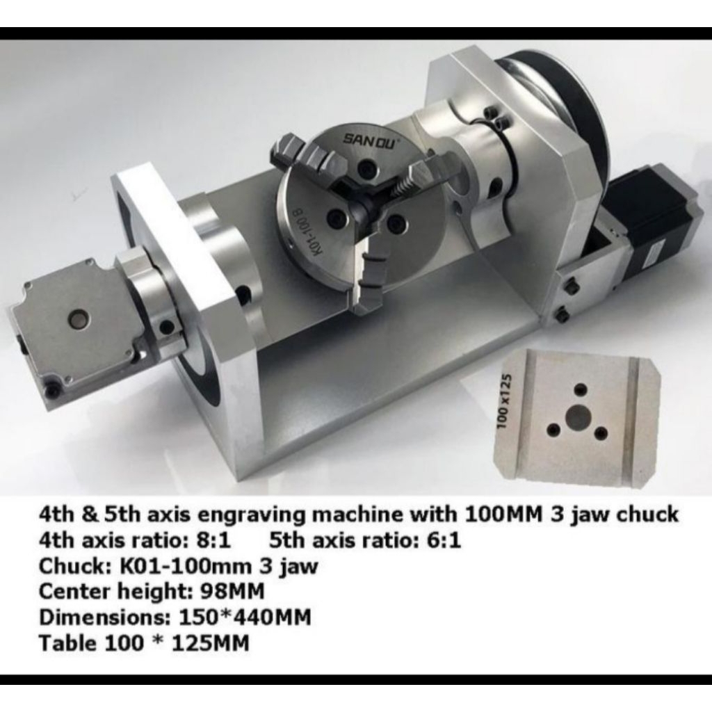 CNC 4-5Th Axis Rotary Table