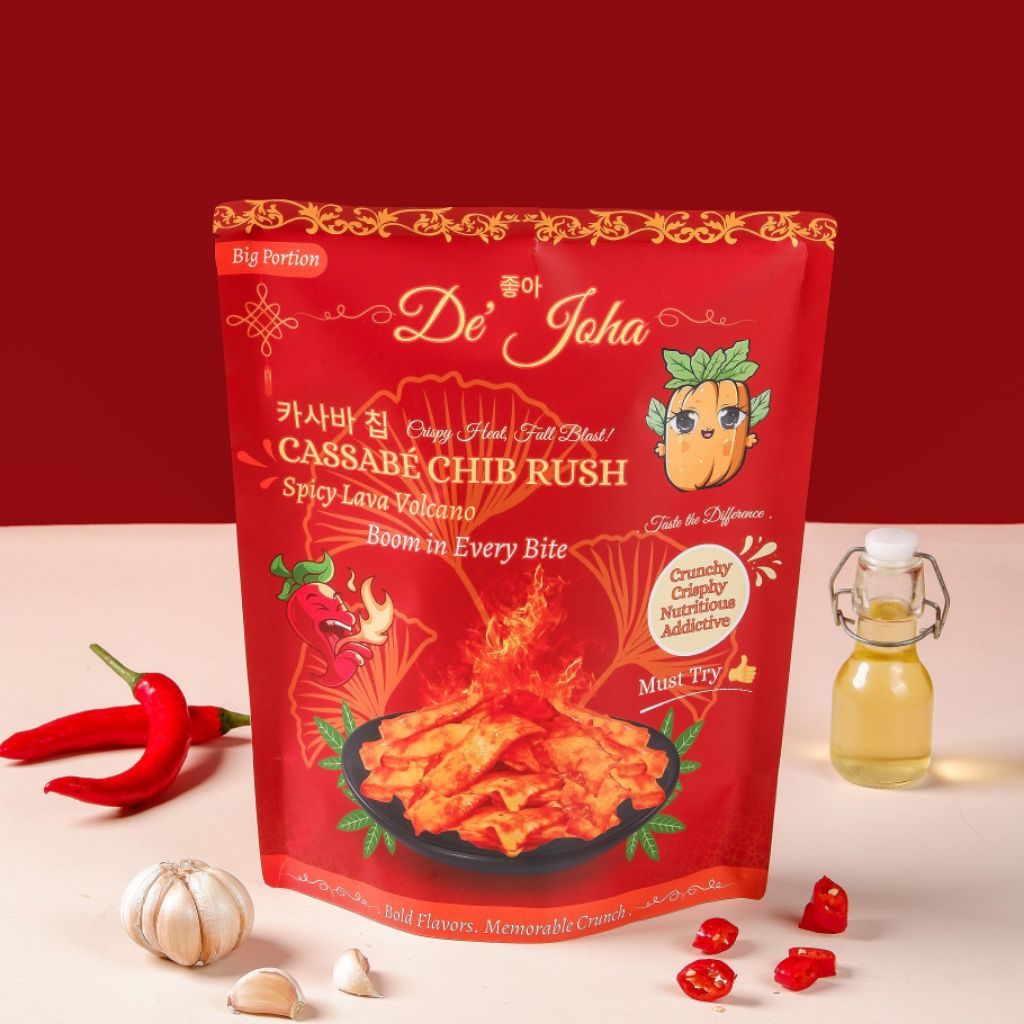 

Cassabé Chib Rush - Spicy Lava Volcano (Kripik Singkong Pedas)