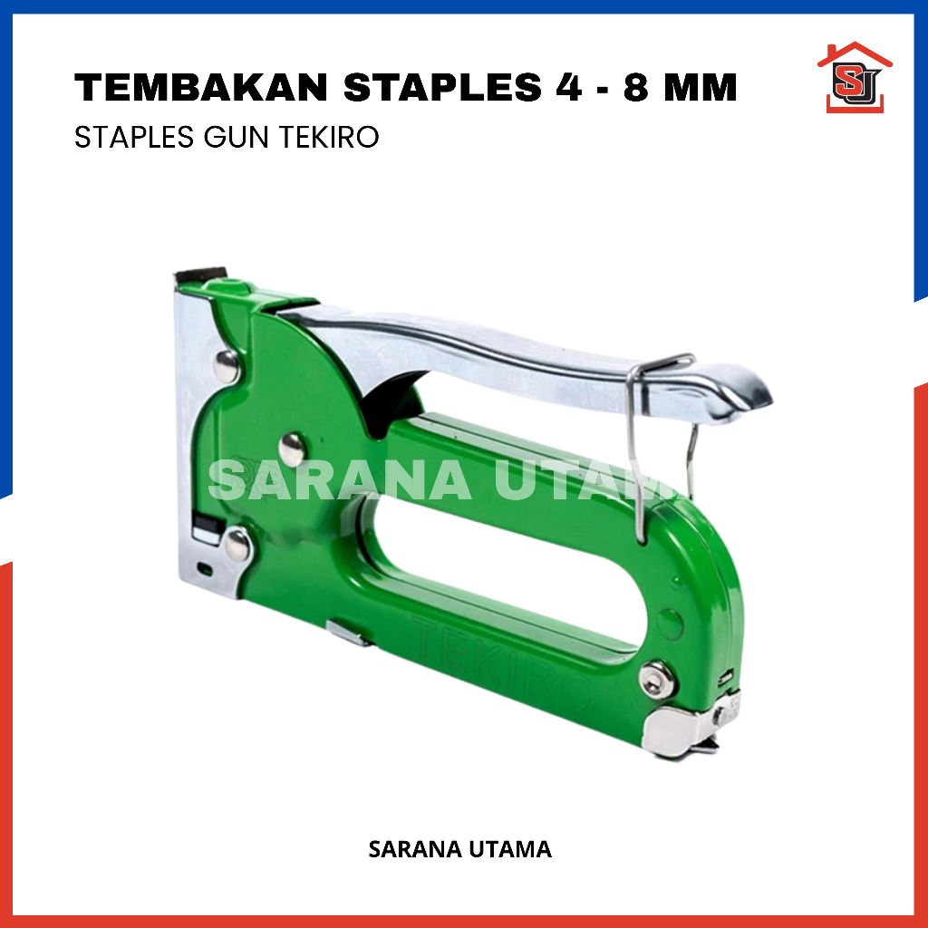 

Tekiro Tembakan Staples Standar 4 - 8 MM /Staples Gun