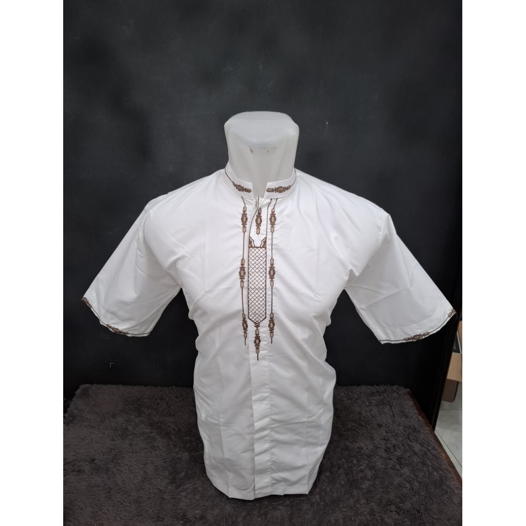 ANDALUSIA - KOKO TAMER PUTIH LENGAN PENDEK