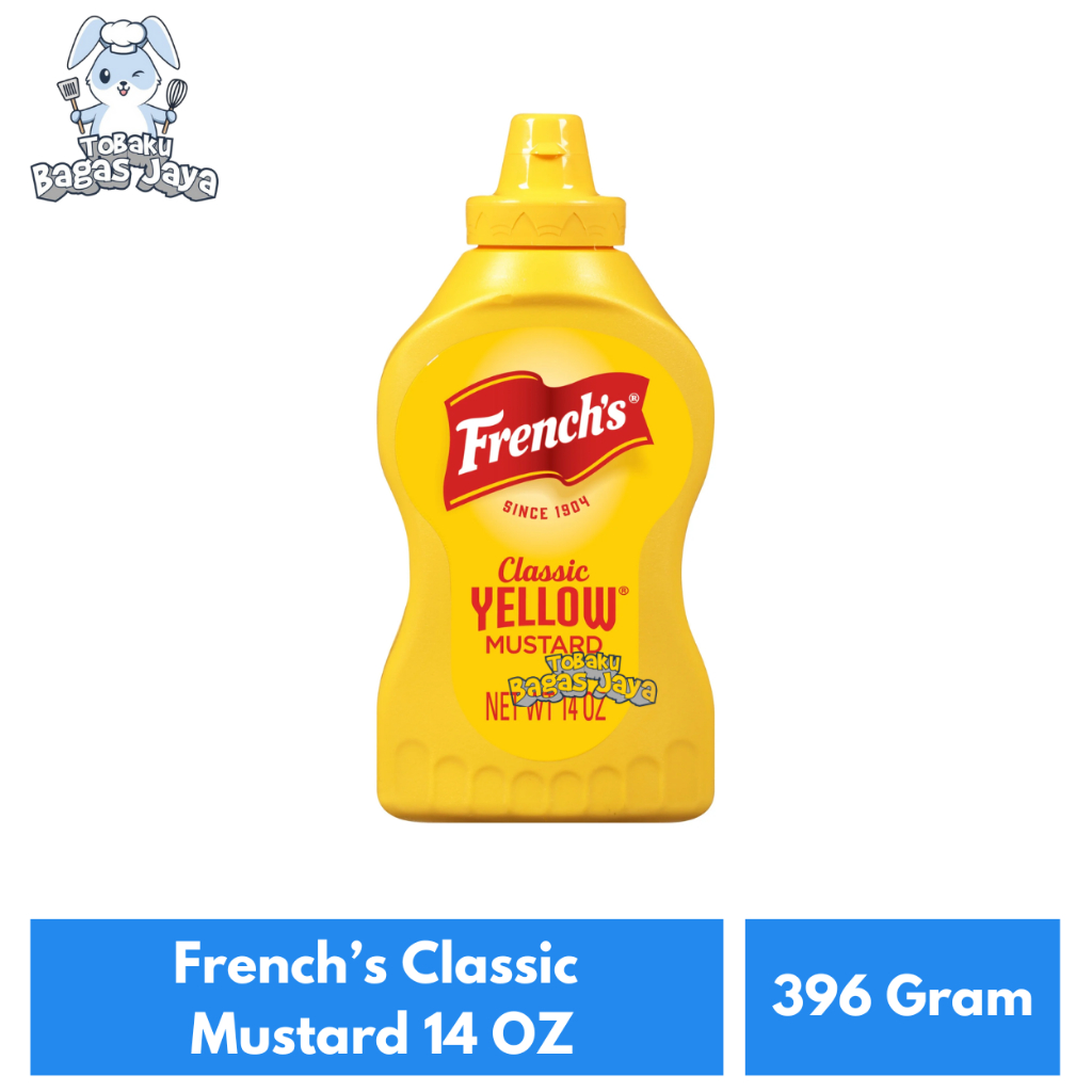 

Frenchs Classic Mustard 14 oz 396 Gram