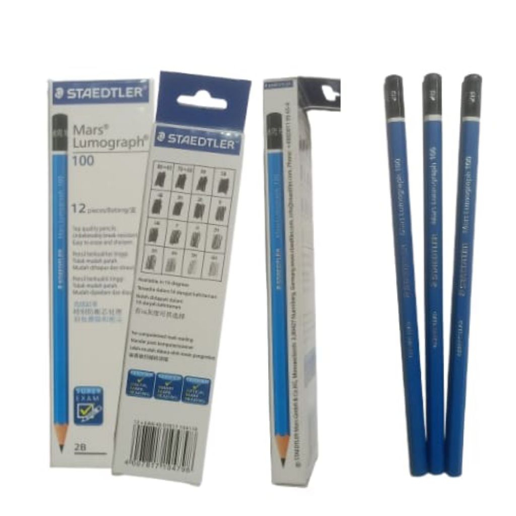 

12 PCS PENCIL 2B STAEDLER