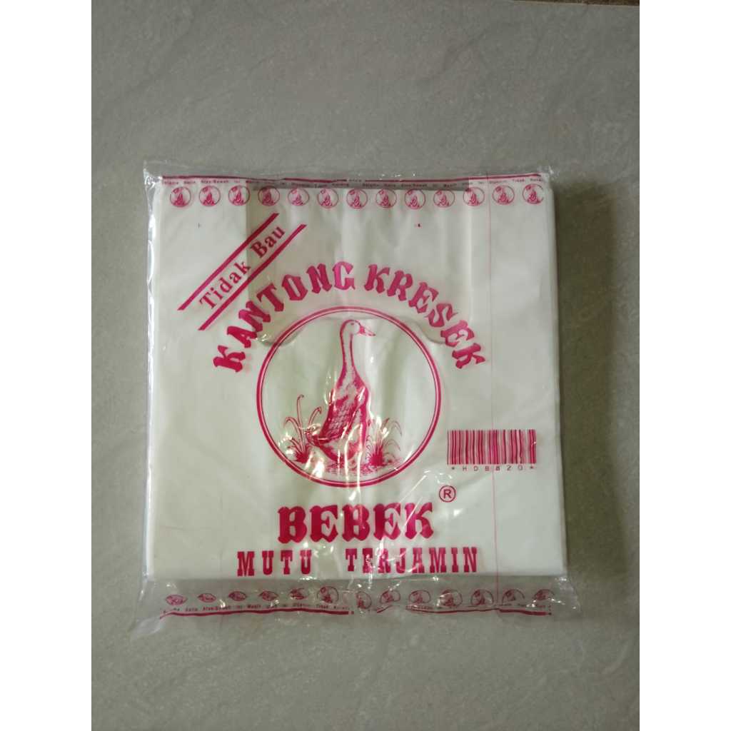 Kantong Kresek Putih Bebek Ukuran 20 - Kantong Plastik