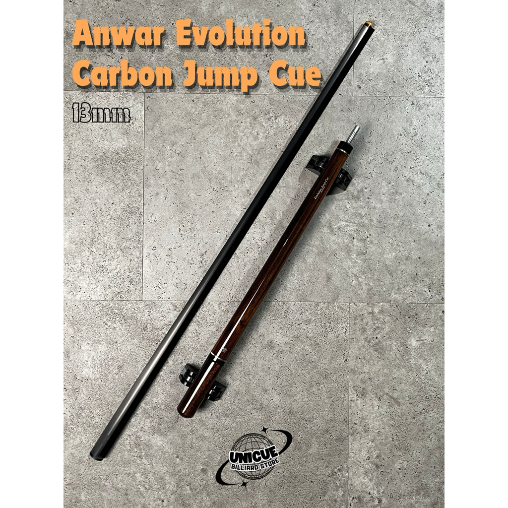 Jump Cue Carbon Anwar Evolution Exotic Wood 13mm