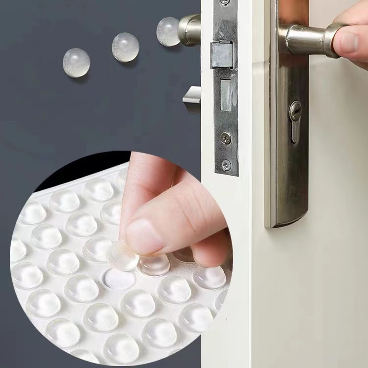 Door Stoper Silikon Bantalan Penahan Peredam Suara Pintu Rumah Serbaguna