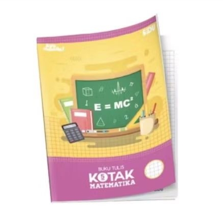 

BUKU TULIS SIDU KOTAK KECIL MATEMATIKA | 1 PACK 38 LEMBAR ISI 10 BUKU | BUKU BELAJAR SEKOLAH | BUKU SINAR DUNIA