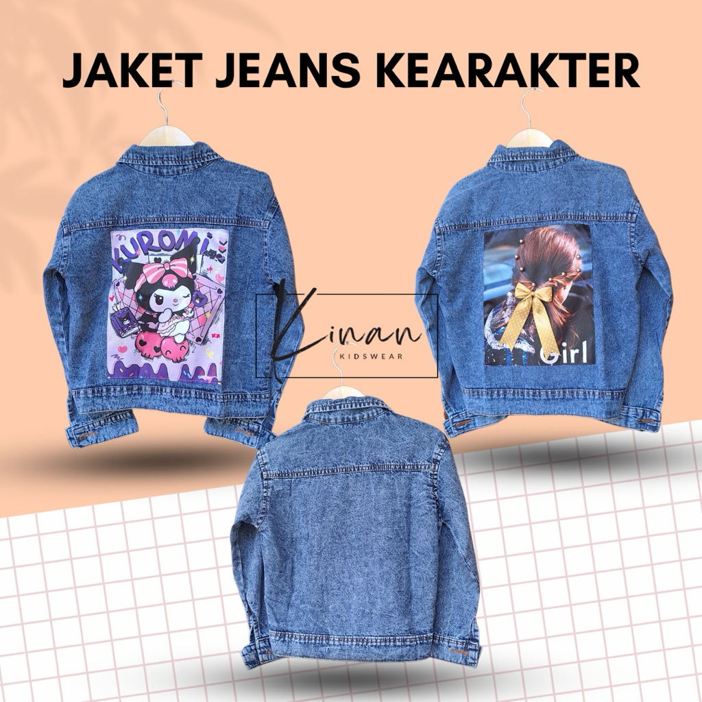 JAKET JEANS ANAK PEREMPUAN 2-7 TAHUN