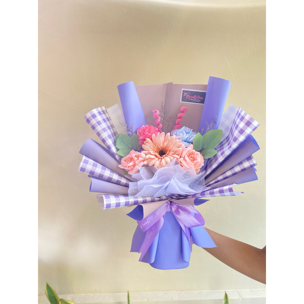 

Bouqet flower/buket bunga/buket wisuda ukuran sedang