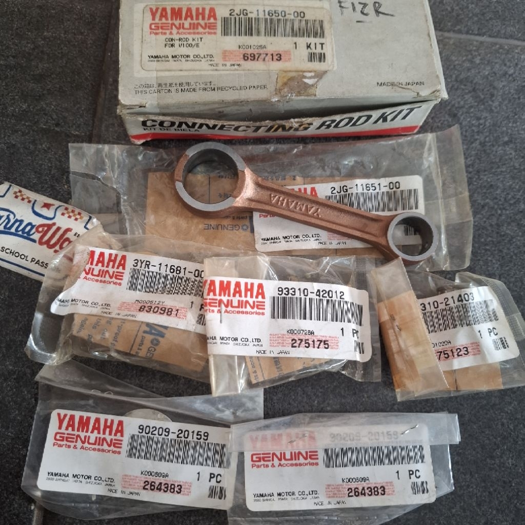 Stang piston sekher seher tiang sokar set Alfa champ F1 F1Z F1ZR japan | 2JG-11650-00