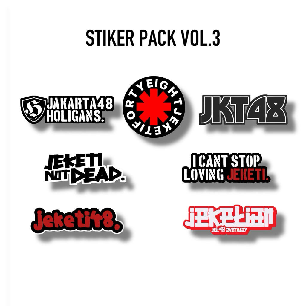 

Stiker pack jeketi vol.3 isi 7pcs