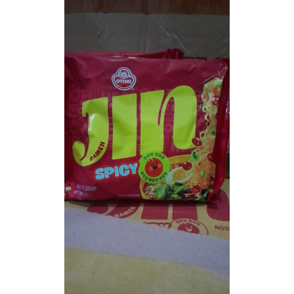 

Made in Korea | Ottogi Jin Ramen Spicy Kemasan baru Edisi Jin BTS , Exp 18 Mei 2026