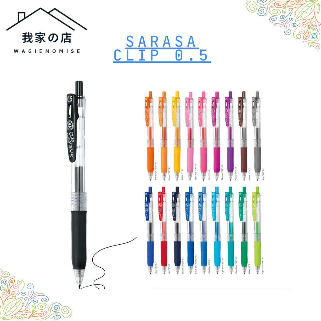 

PULPEN ZEBRA SARASA CLIP 0.5mm ORIGINAL 100% JAPAN