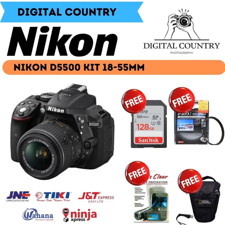 NIKON D5500 KIT 18-55MM / KAMERA NIKON D5500 KIT 18-55MM / NIKON D5500