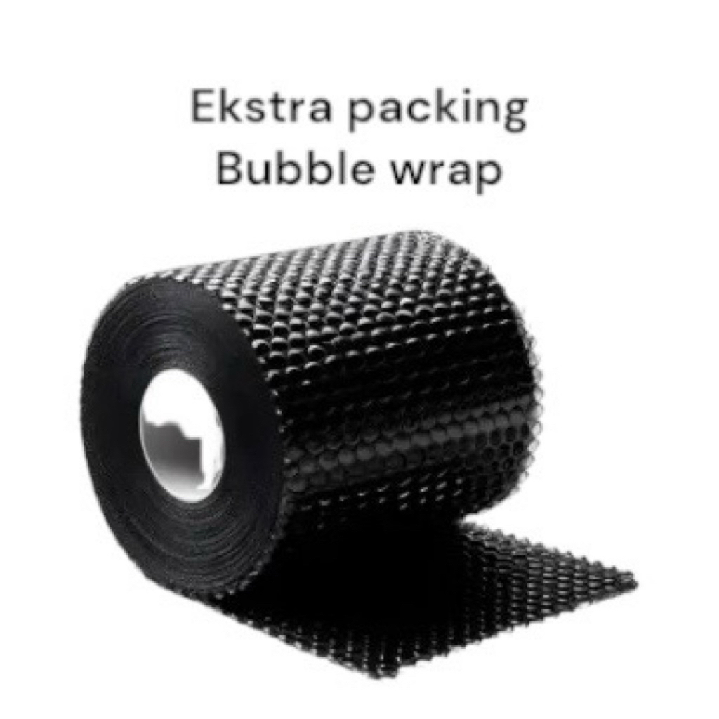 

Ekstra bubble wrap - Pengaman packing