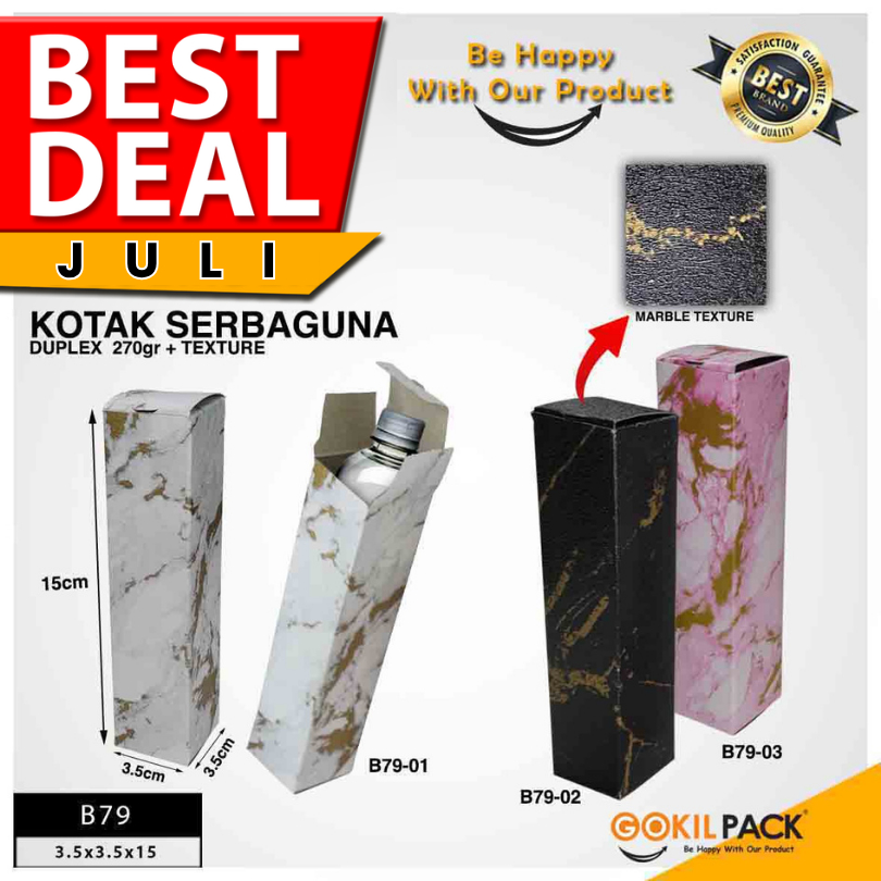 

Box Kado Kotak Packaging Parfum Dus Murah B79 - B79-01PUTIH