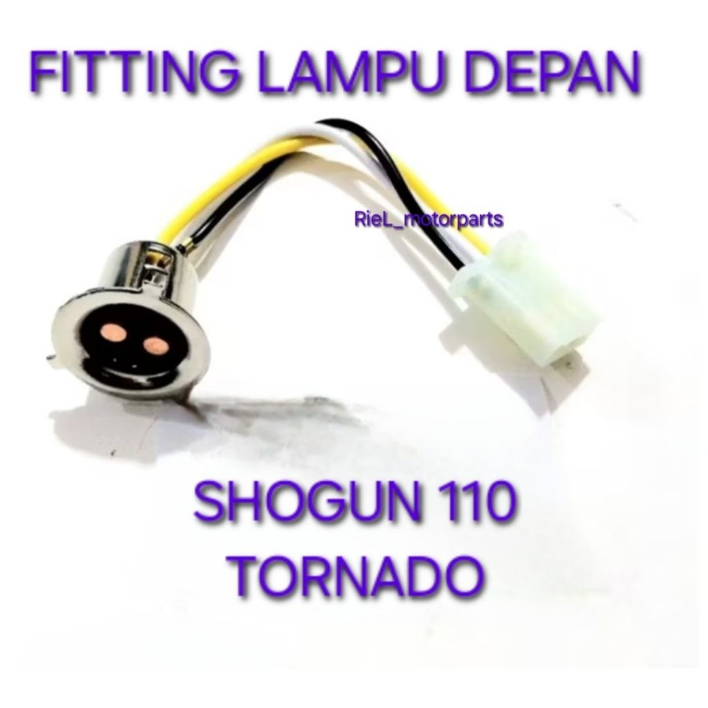 Fitting Depan (WIN) SHOGUN 110 / TORNADO soket cdi lampu fiting socket lampu