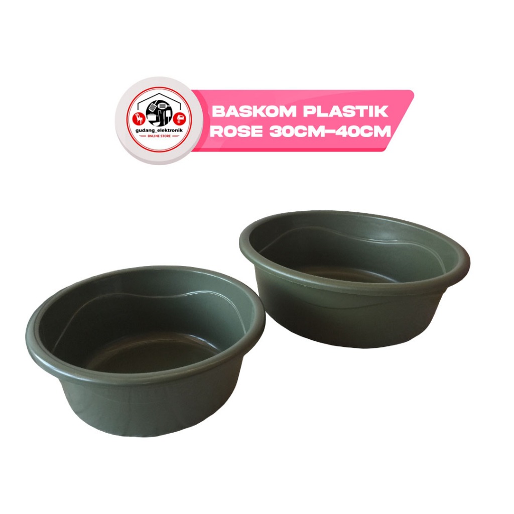 Baskom Plastik 14 Rose 30CM 40CM