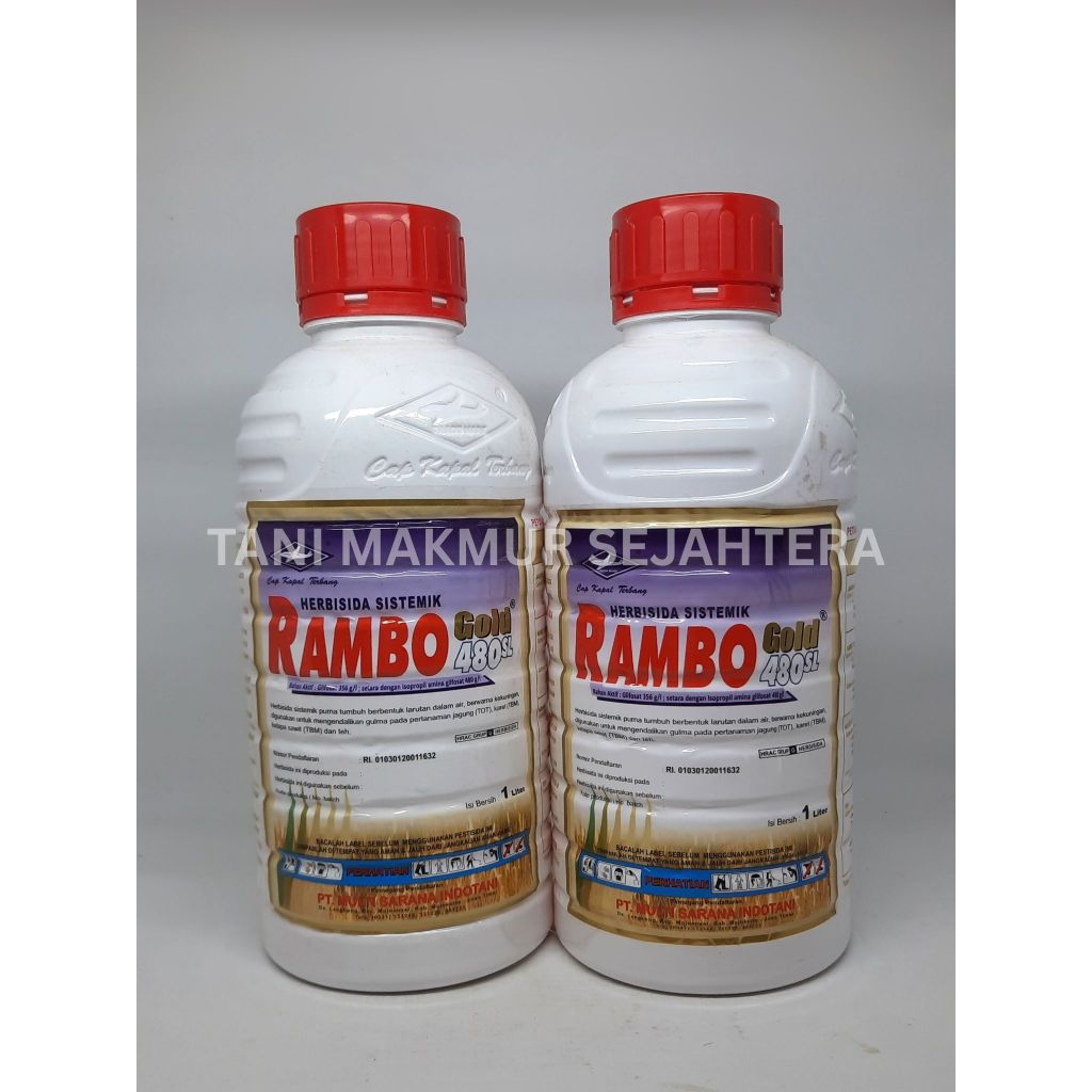 RAMBO 480SL GOLD HERBISIDA SISTEMIK CAP KAPAL TERBANG 1L