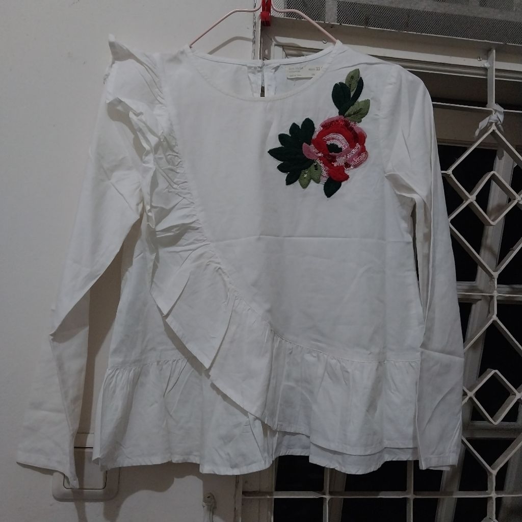 ZARA kids kemeja bordir