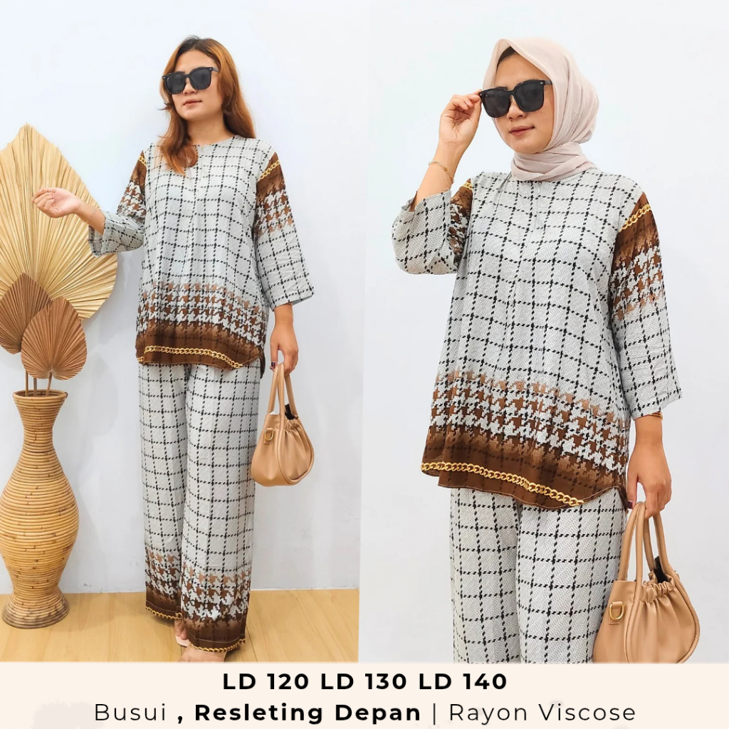 Set Mory Setelan JUMBO SIZE Celana Kulot LD 120 LD 130 LD 140 Busui Freindly Oriani set lala set emo