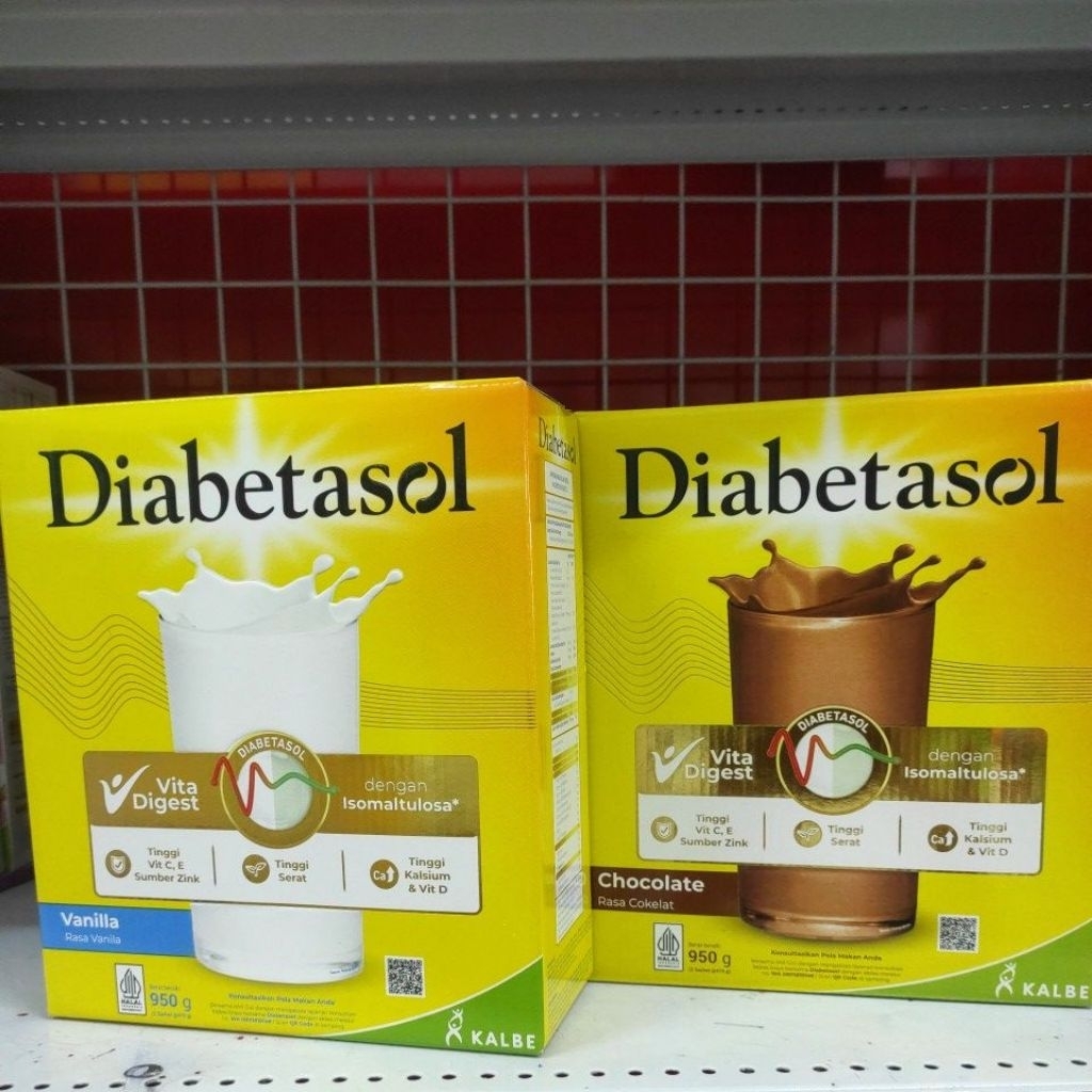 

DIABETASOL 950GR VANILA,COKLAT