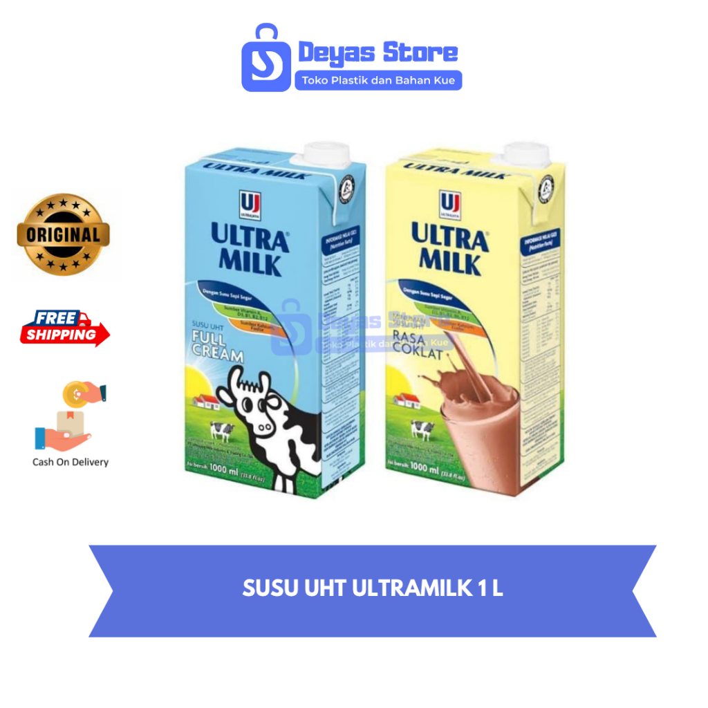 

Susu UHT Ultra Milk 1L 1 Liter / Susu UHT Ultra Milk 1 Liter