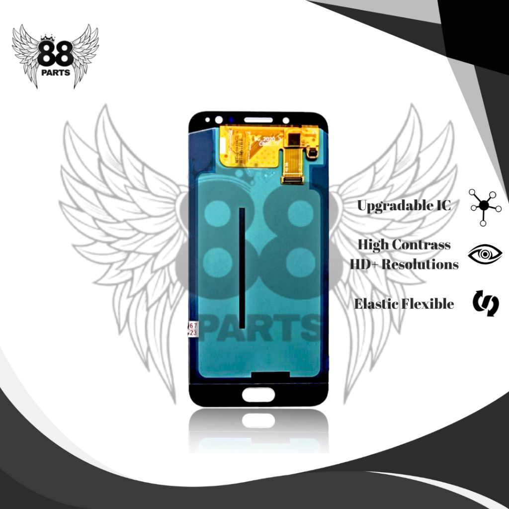 LCD SAMSUNG GALAXY J7 PLUS C7 2018 C7100 OLED TOUCHSCREEN FULL SET / LCD COMPLETE ORIGINAL LCD