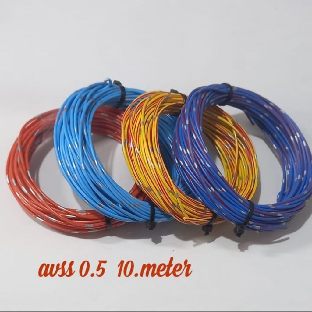 10 Meter Kabel Bintik 0.5 mm AVSS Sinar ewindo