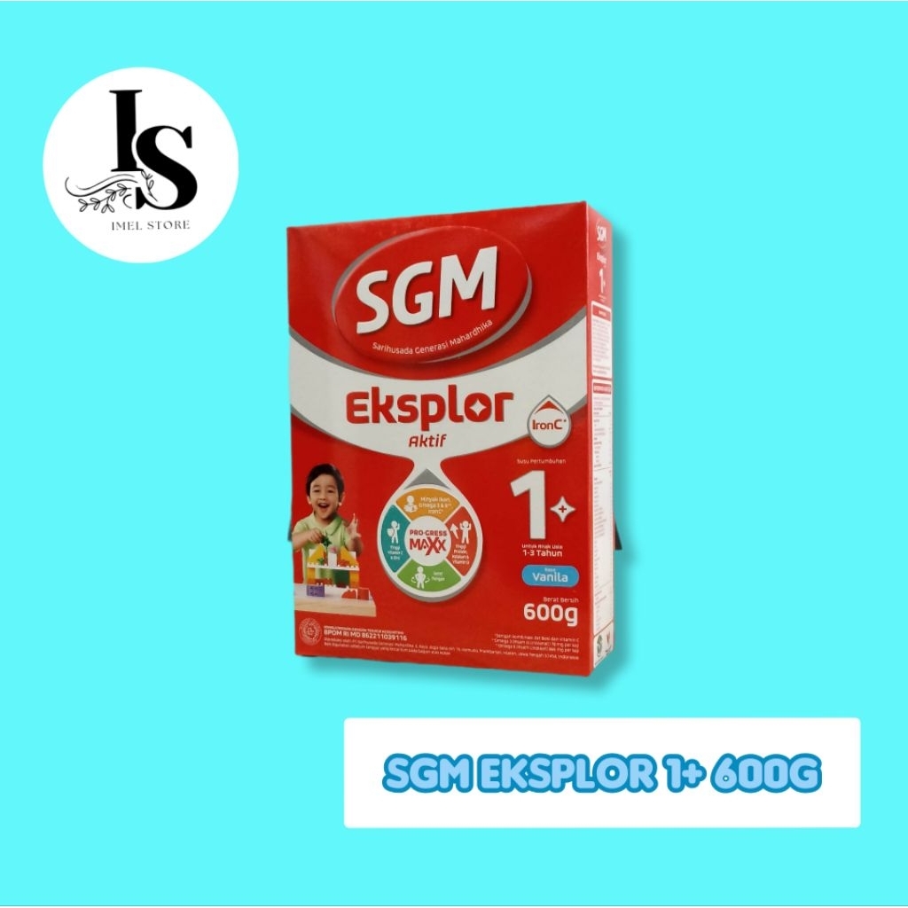 

SGM EKSPLOR 1+ MADU & VANILLA 600gr SUSU BUBUK FORMULA PERTUMBUHAN ANAK