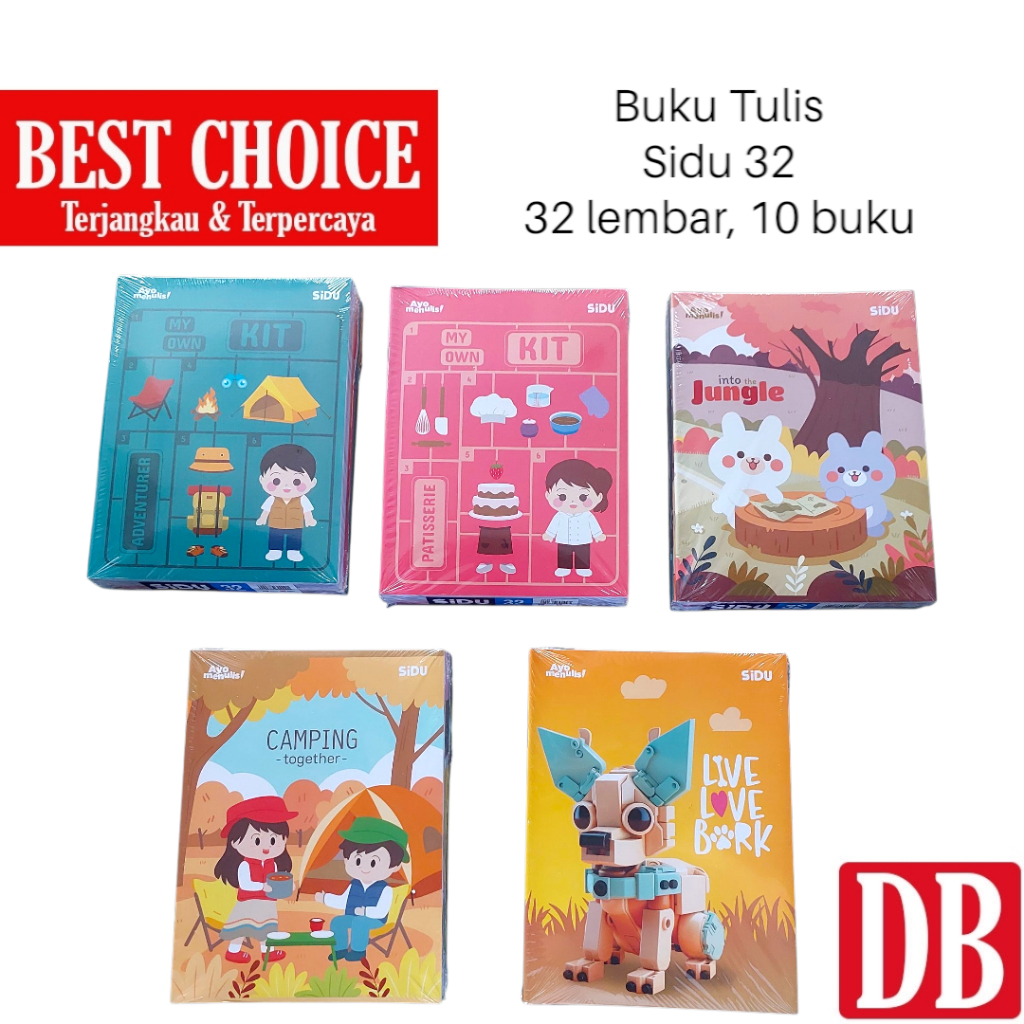 

Buku Tulis SIDU 32 lembar (10 pcs)