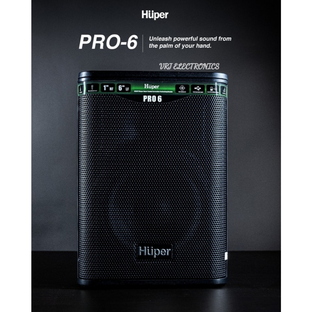 Speaker Portable Huper Pro 6 - 6 Inch