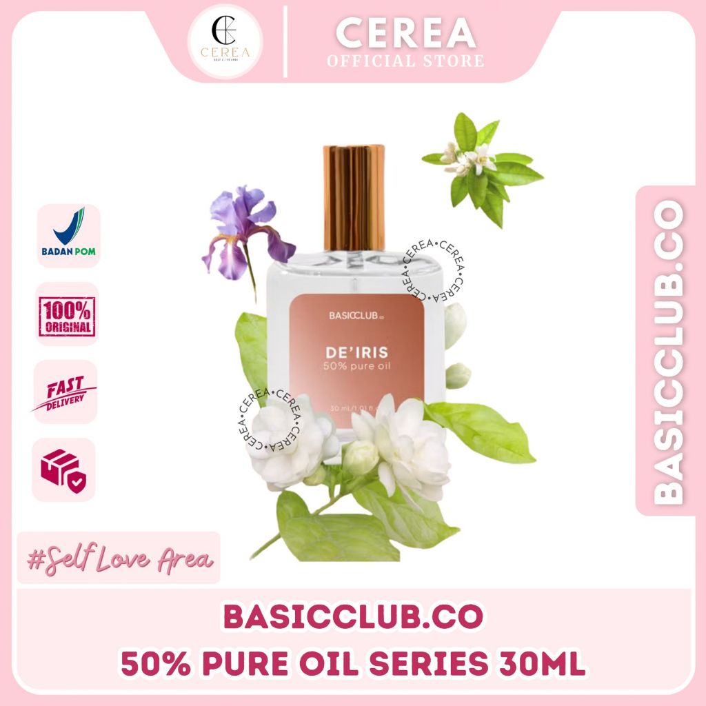 [BPOM] BASICCLUB.CO Parfum 30ml Cewek Cowok Unisex STRONGER 50% PURE OIL HALAL PERFUME PARFUME TAHAN