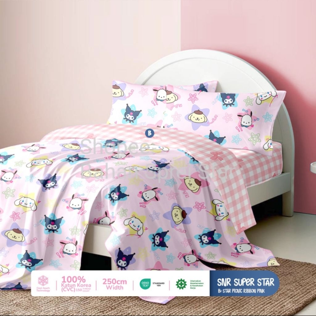 Bahan Kain Sprei Star - SNR Super Star