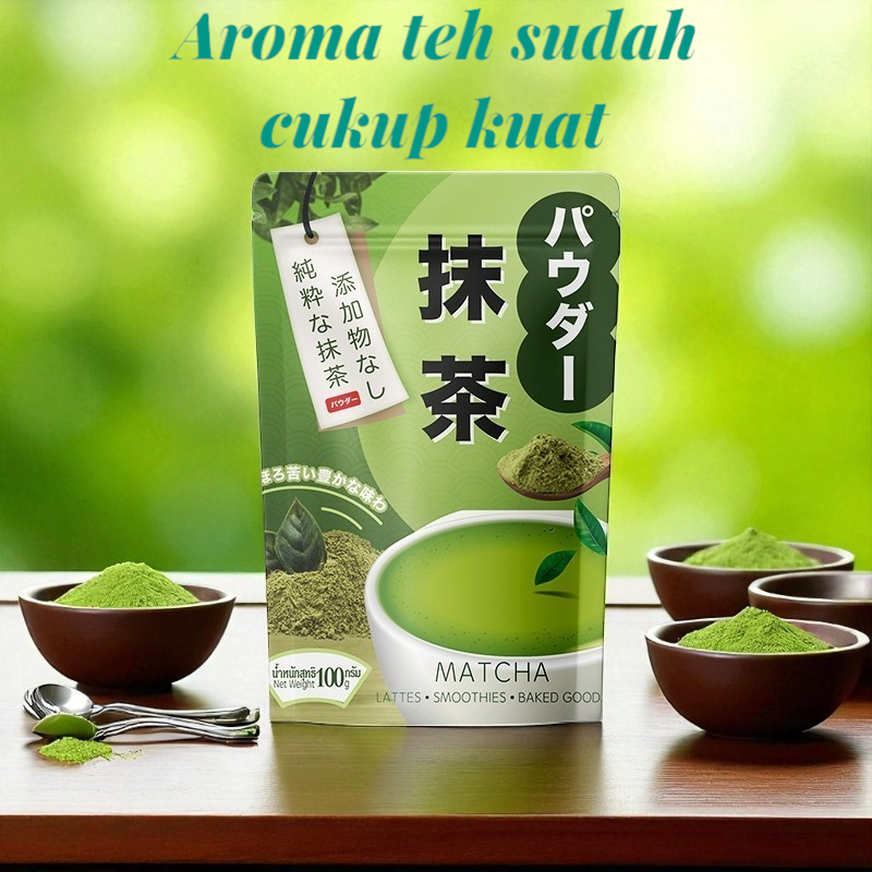 

Bubuk teh matcha Tak ada tambahan alami Lezat dan sehat
