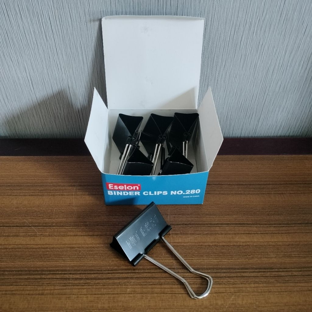 

Binder Clips Eselon No. 280 / Klip Kertas (per 1 kotak)
