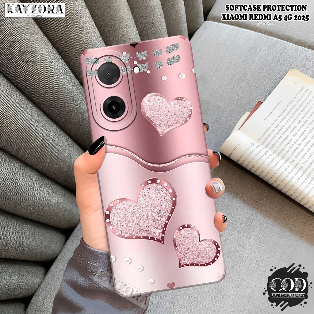 Softcase Hp XIAOMI REDMI A5 4G 2025 Terbaru - KAYZORA - Fashion Case Cute Love - Case XIAOMI REDMI A