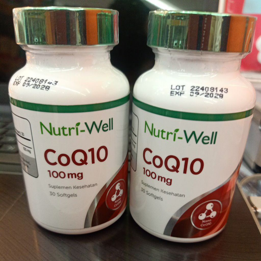 Nutriwell CoQ10 100 mg 30 Softgels MENYEHATKAN JANTUNG