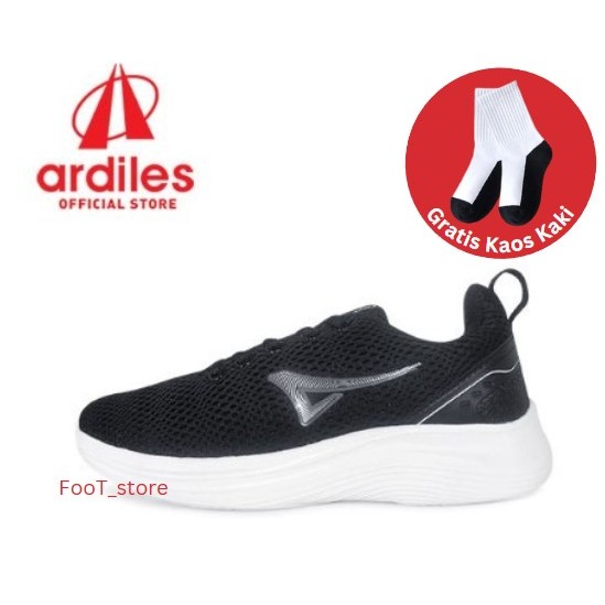 Sepatu Sekolah Ardiles Original 100% Hitam Polos Ringan / Promo Sepatu Sekolah / Sepatu Kerja (kirli