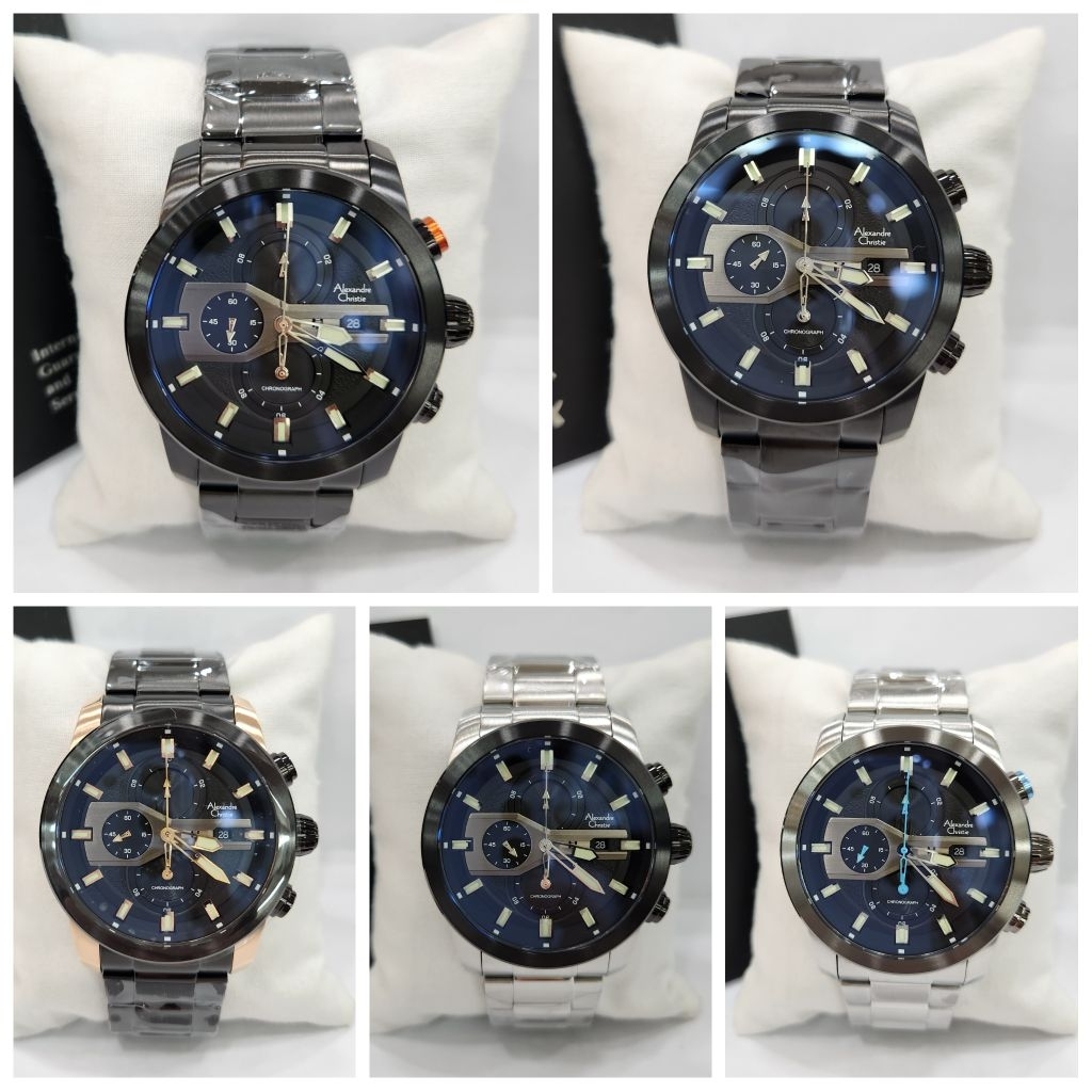 Alexandre Christie AC6562 AC 6562 Rantai Jam Tangan Pria Original Garansi Resmi