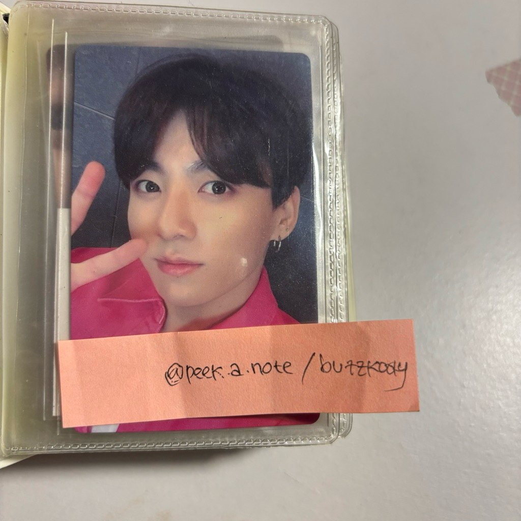 BTS Jungkook lights japan photocard official