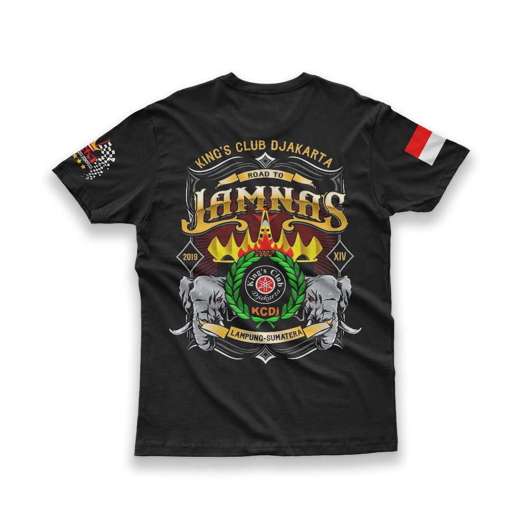 Kaos Baju Rx-King Club Djakarta / Jamnas Lampung - Sumatera/Rx King/YRKI/Tshirt RXKING/Cotton Combed