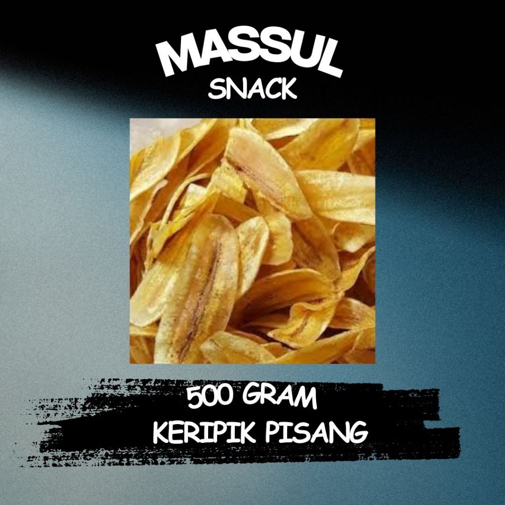 

[500 gram] Kripik Pisang Tipis Manis Kriuk