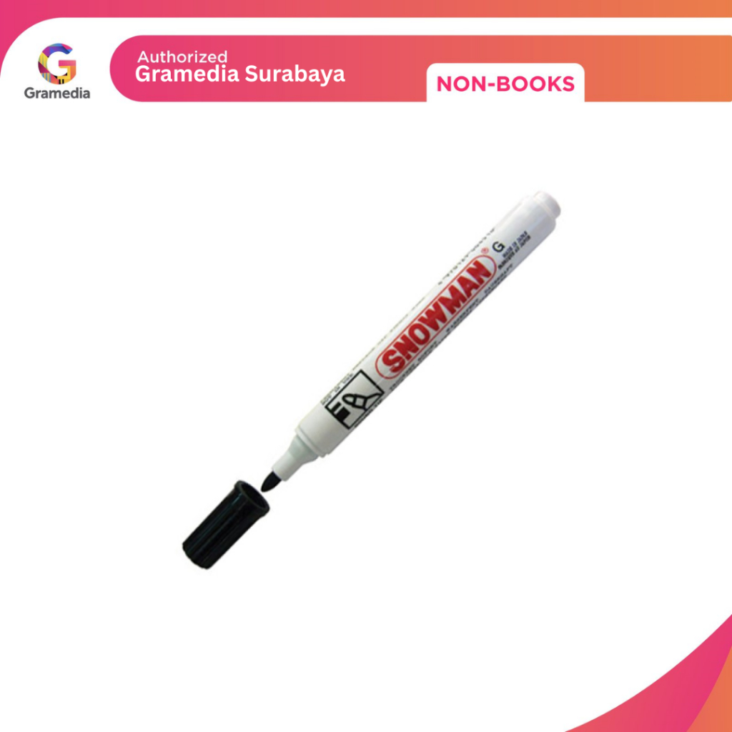 

Gramedia Surabaya NB -SNOWMAN MARKER G-12 BLACK / PCS