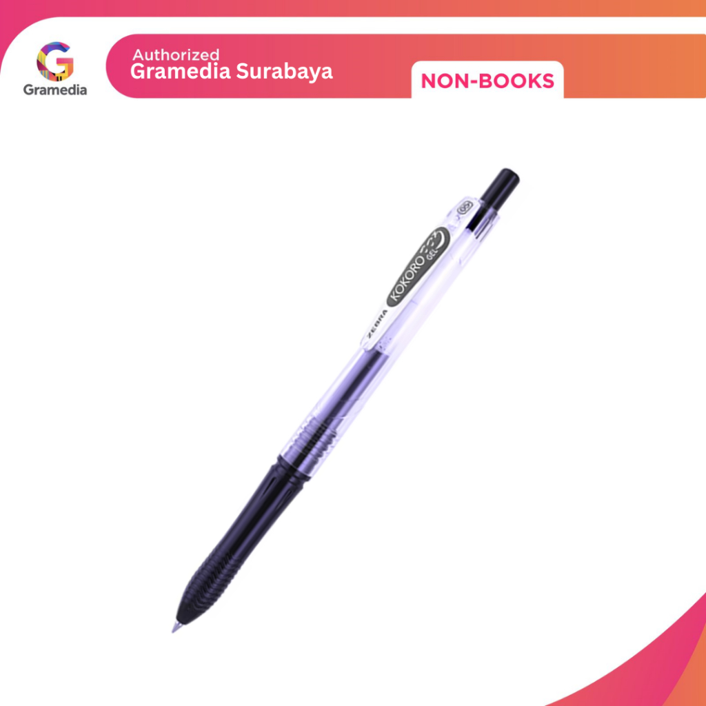 

Gramedia Surabaya NB - Zebra Kokoro Gel 0.5 Black