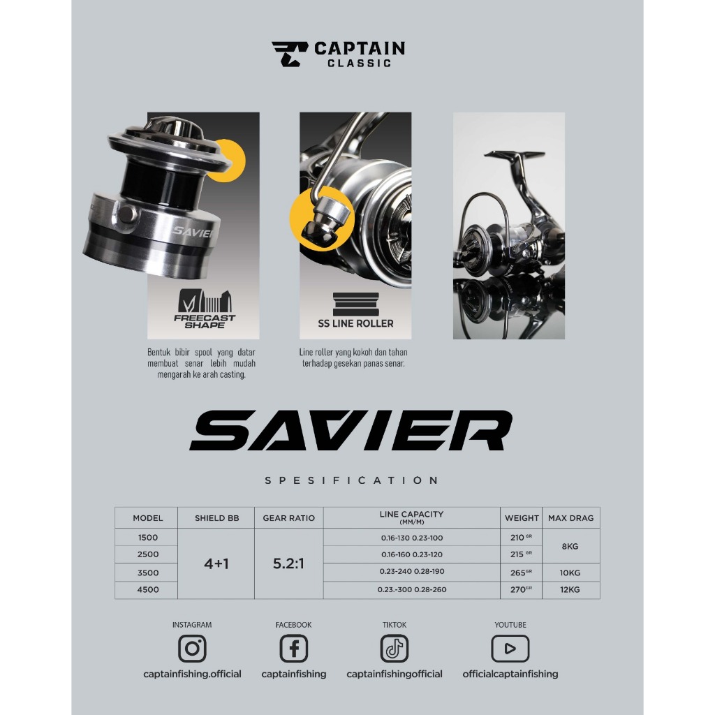 REEL CAPTAIN SAVIER SW POWER HANDLE
