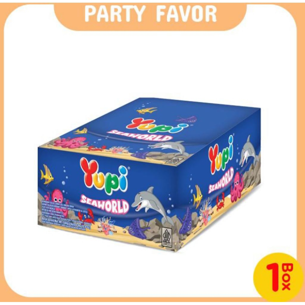

Yupi Sea World Display Box Isi 1 Box