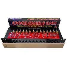 Paket Kit + Box Audio Crossover Aktif 4 WAY Subwoofer CrossOver