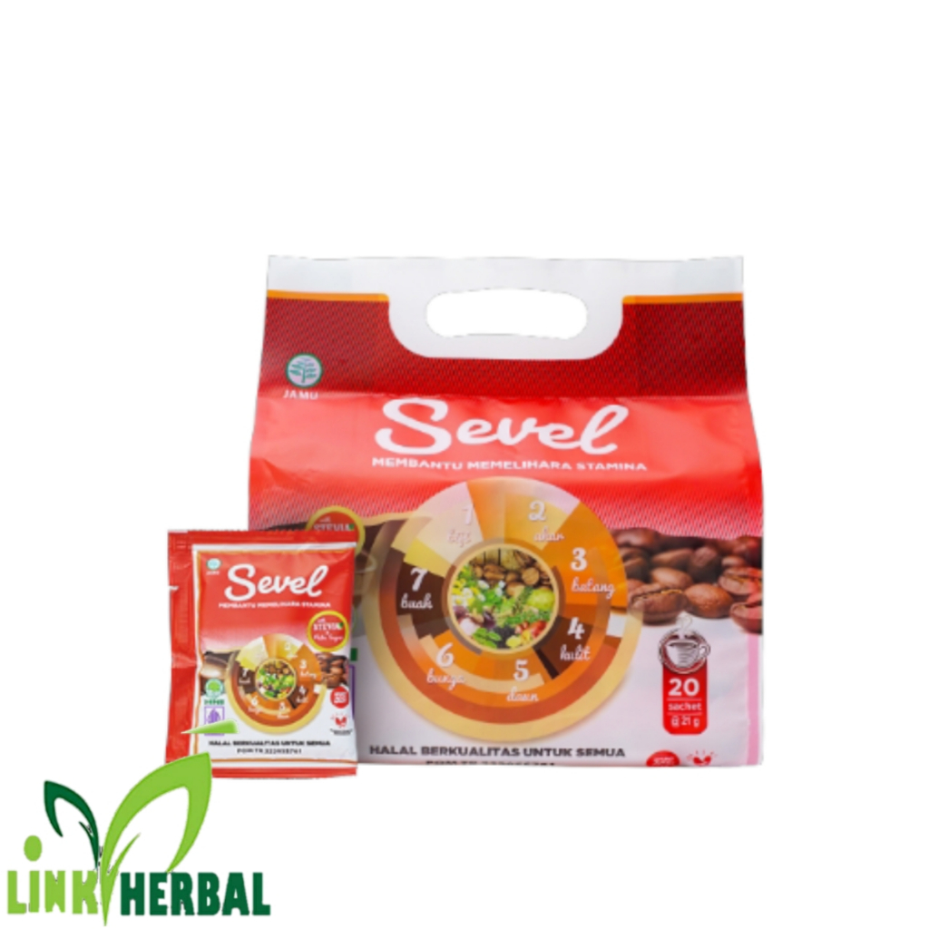 

Kopi Sevel 7 Elemen HNI | Kopi Sevel Membantu Menjaga Kesehatan Tubuh | Kopi Sevel HNI HPAI Per Pouch 20 Sachet